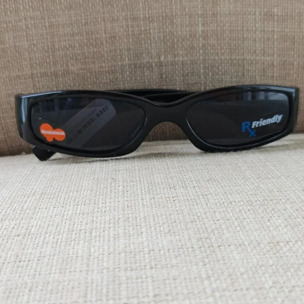 Nickelodeon Viacom Kids Toddler Sunglasses ENERGY Black 49[]16 120 NWT